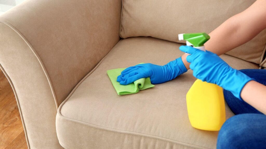 Limpieza de Sofa Sin Dejar Manchas de Agua